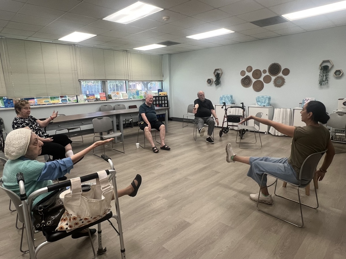 Chair Fitness at a senior living community