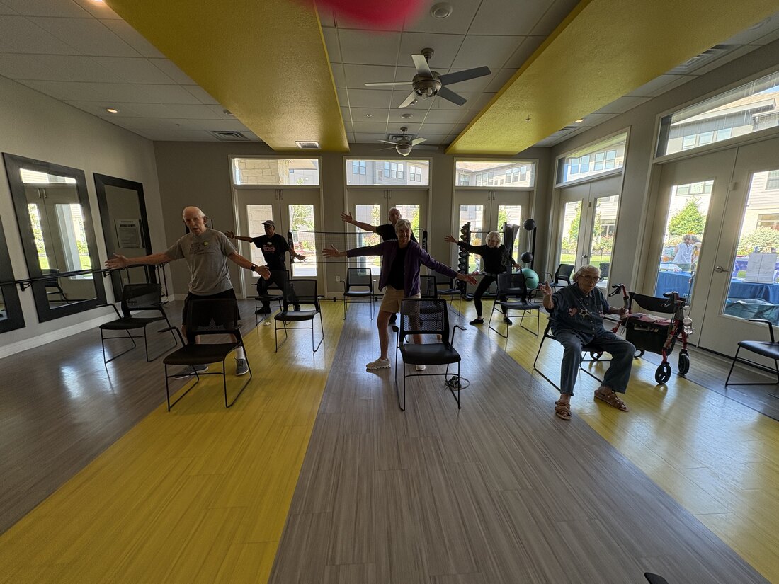 Yoga & Tai Chi at a senior living community